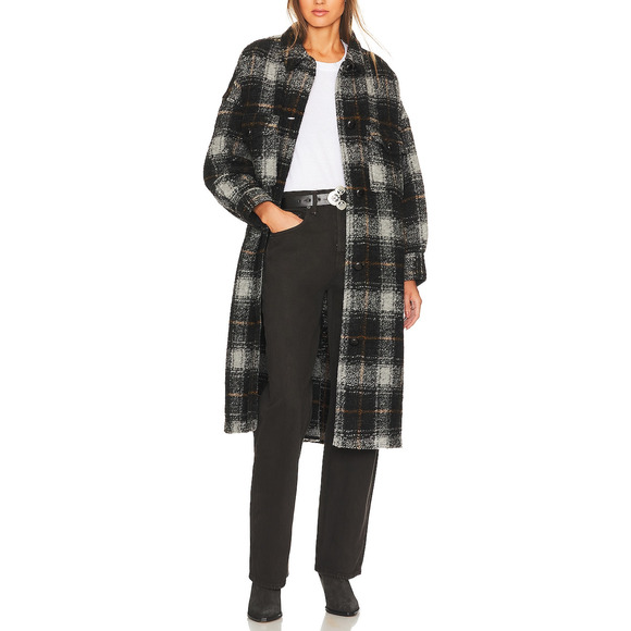 Isabel Marant 'Fontizi' Black Wool Coat Size XS